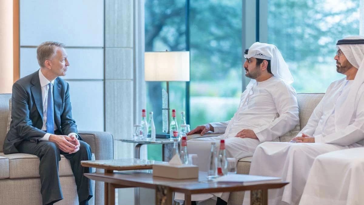 Sheikh Maktoum bin Mohammed and Brookfield CEO Discuss Sustainable Investment Strategies in Dubai