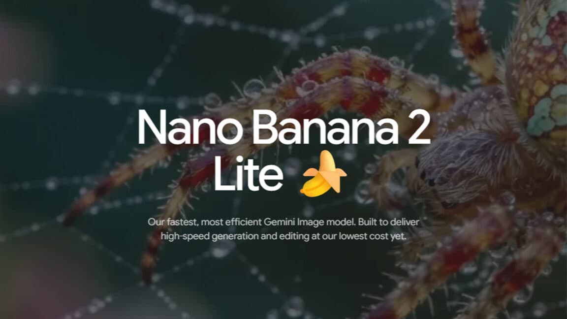Google Nano Banana 2 Lite AI image generation model launch