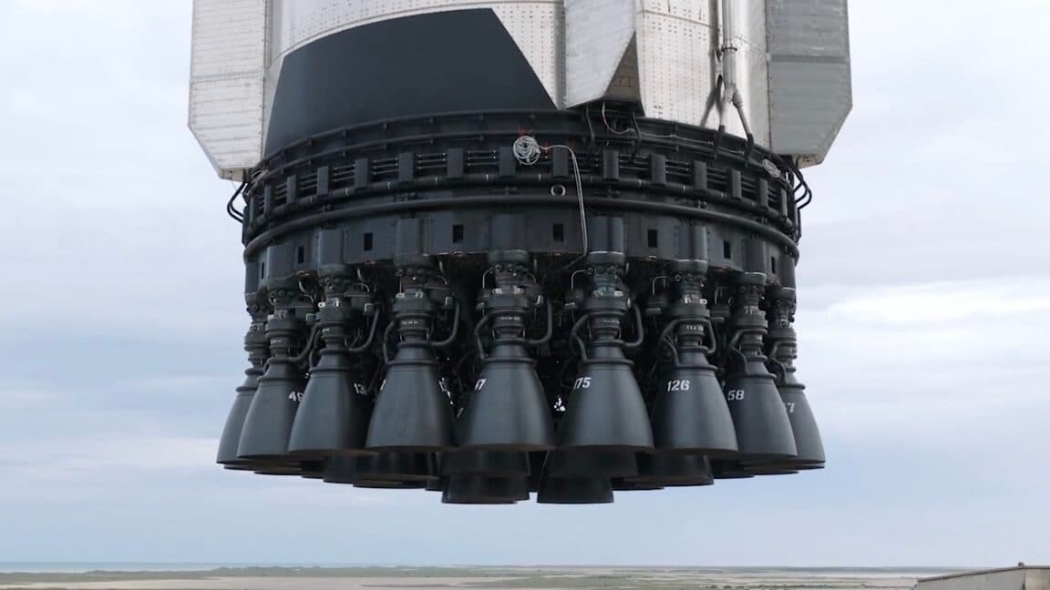 SpaceX Starship rocket preparing for test flight