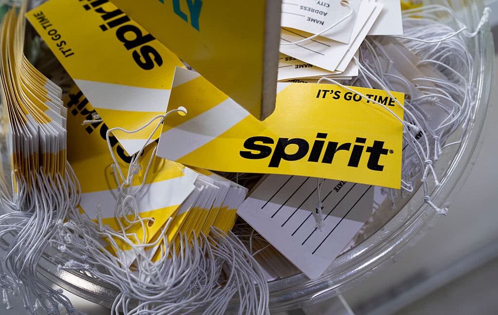 Infographic showing data flow from Spirit Airlines bankruptcy to Google's AI training, highlighting privacy issues.