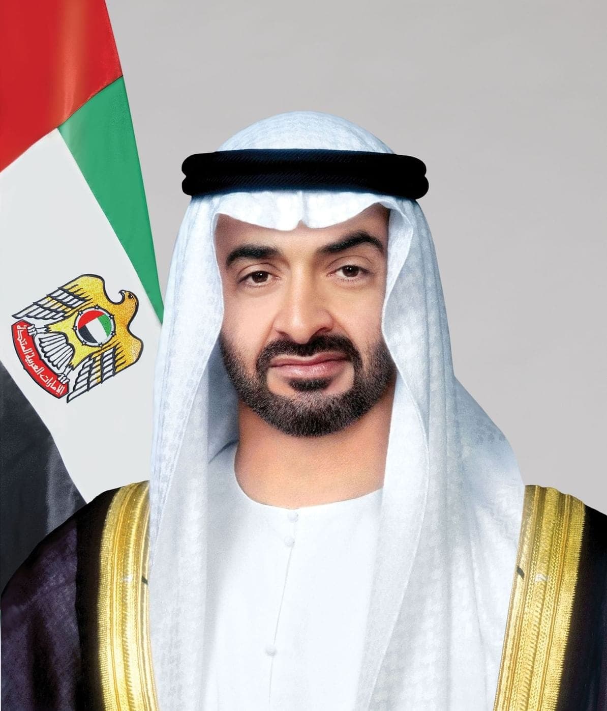 UAE leaders celebrating the 50th anniversary of Armed Forces unification.