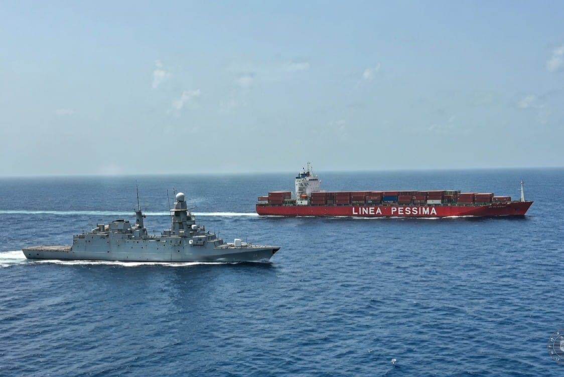 U.S. Navy operations in the Strait of Hormuz ensuring maritime safety.