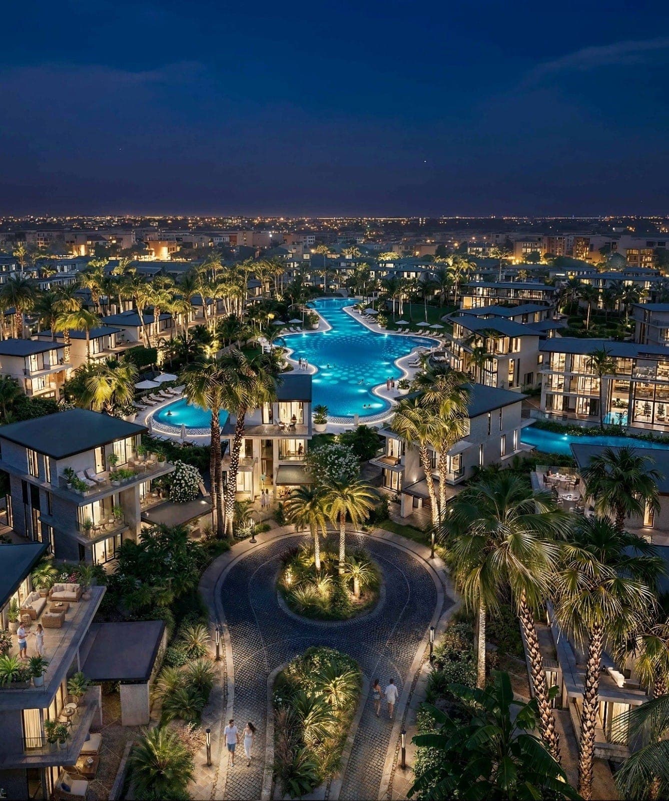 Graph showing profit increase of Dubai real estate companies in Q1 2026