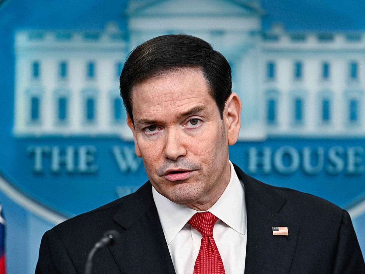 U.S. Secretary of State Marco Rubio discussing Iran negotiations