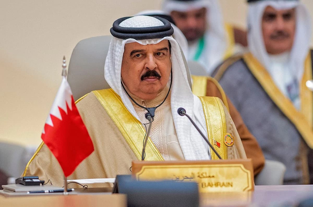 King Hamad of Bahrain addressing national security concerns