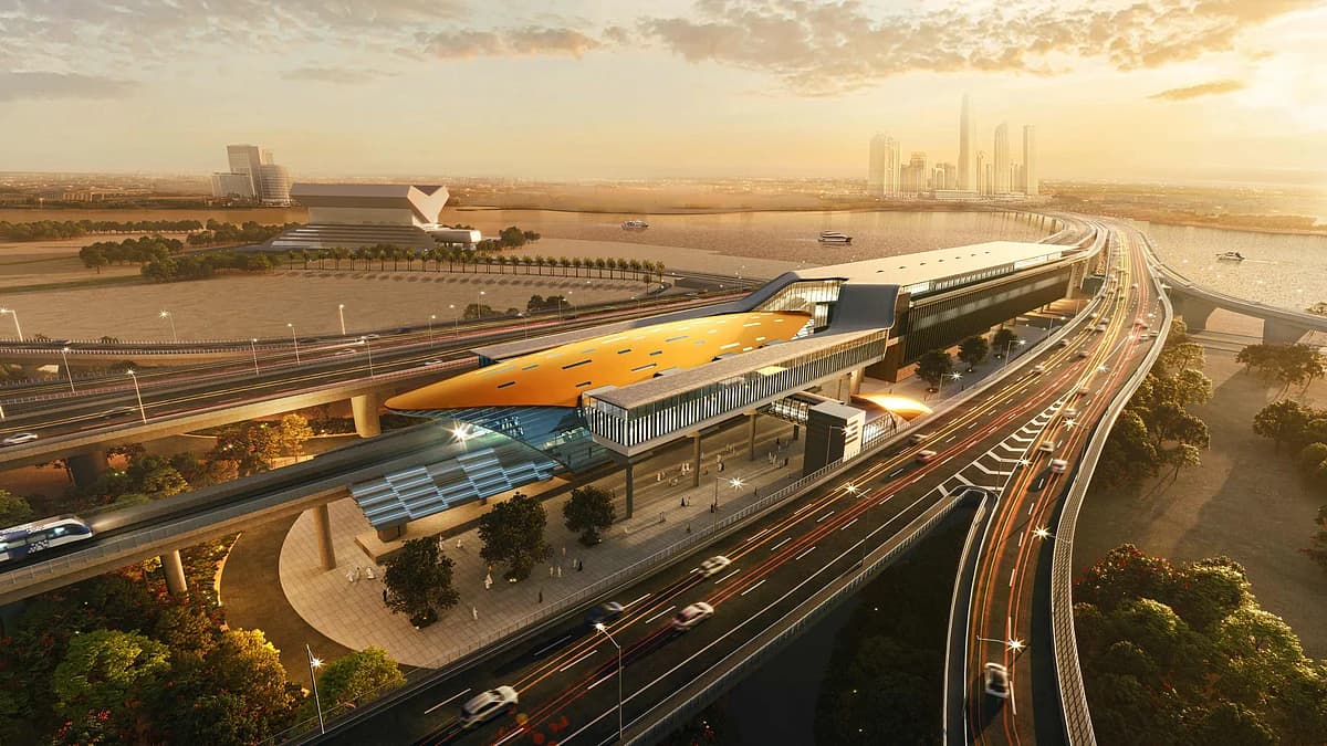 Sheikh Mohammed bin Rashid inaugurating the Dubai Metro Blue Line tunnelling work.
