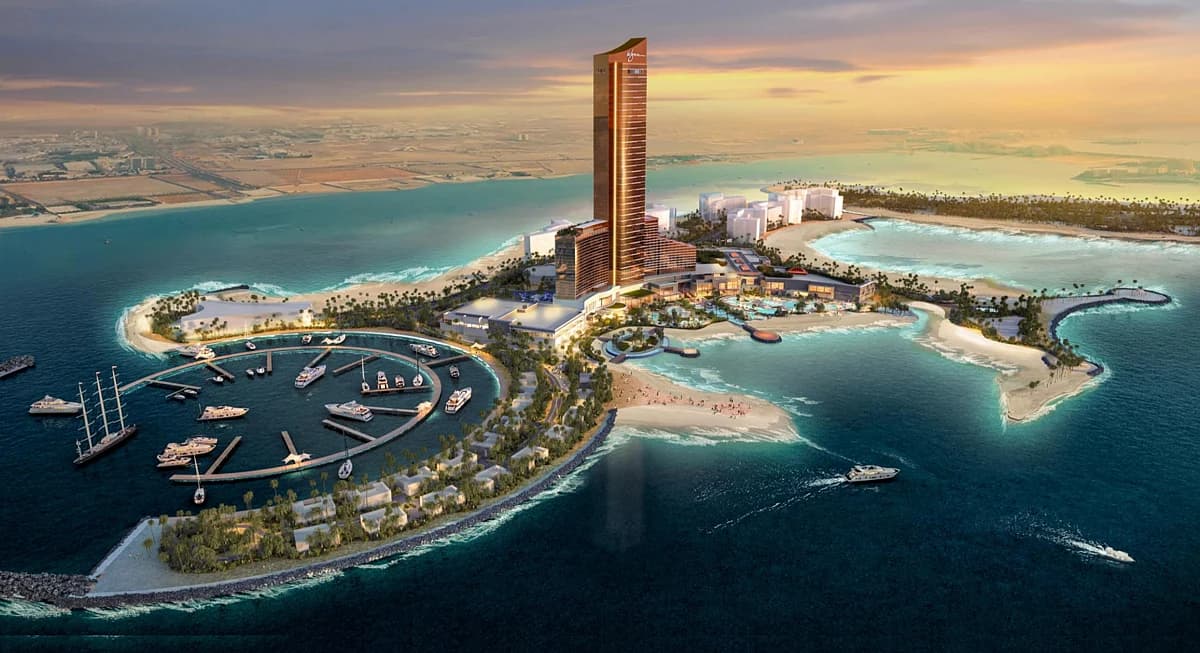 Wynn Resorts casino resort in Ras Al Khaimah under construction