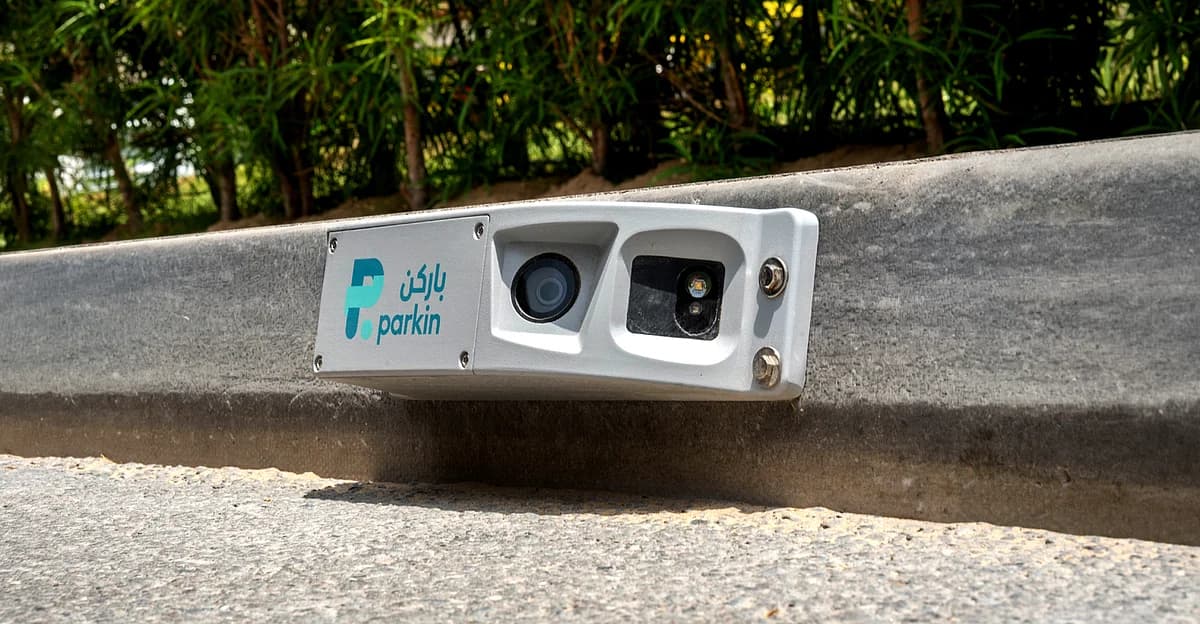 AI cameras installed in Dubai for automated parking management