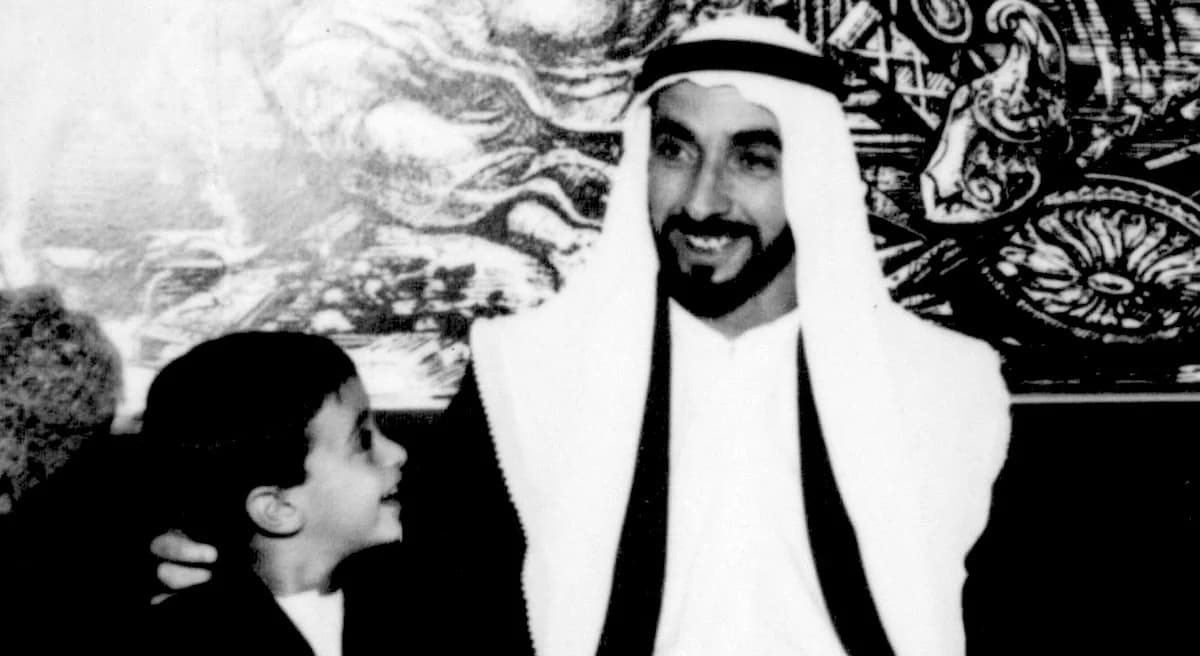 UAE leaders paying tribute to Sheikh Zayed on Father's Day
