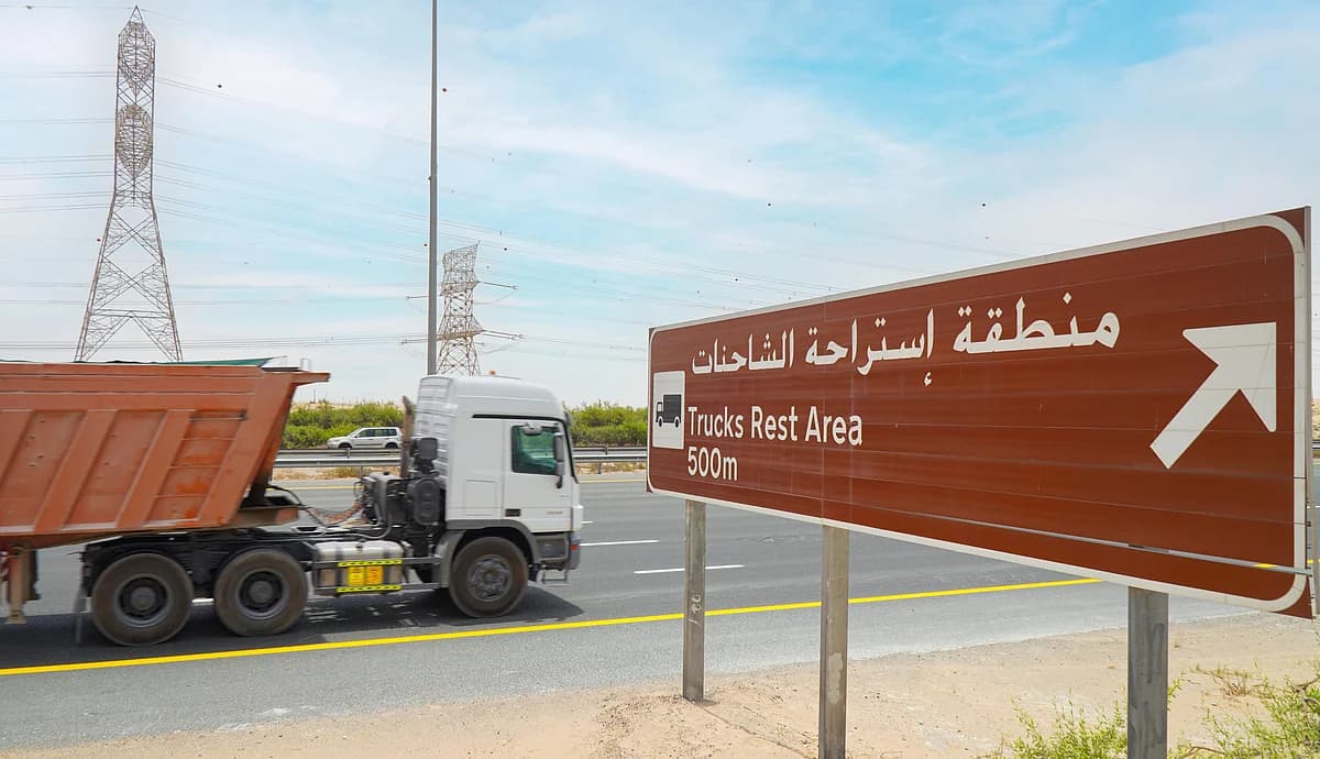 Expansion of truck rest areas in Dubai to improve logistics infrastructure
