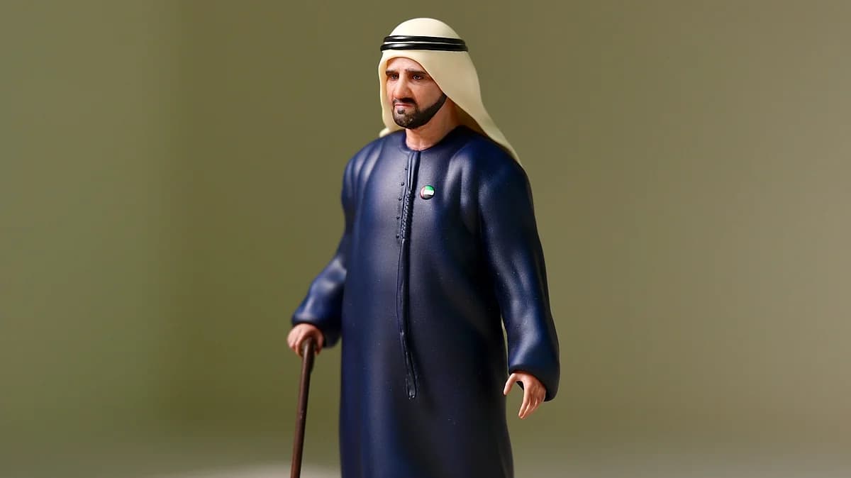 Sheikh Mohammed bin Rashid Al Maktoum celebrating his 77th birthday in Dubai.