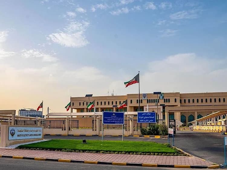 Fire damage at a Kuwaiti power and desalination plant following an Iranian attack.