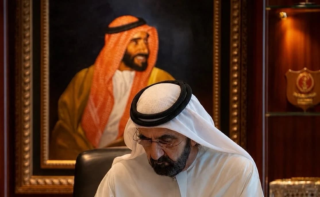 Sheikh Mohammed's letter to Sheikh Zayed, symbolizing UAE's commitment to foundational values.