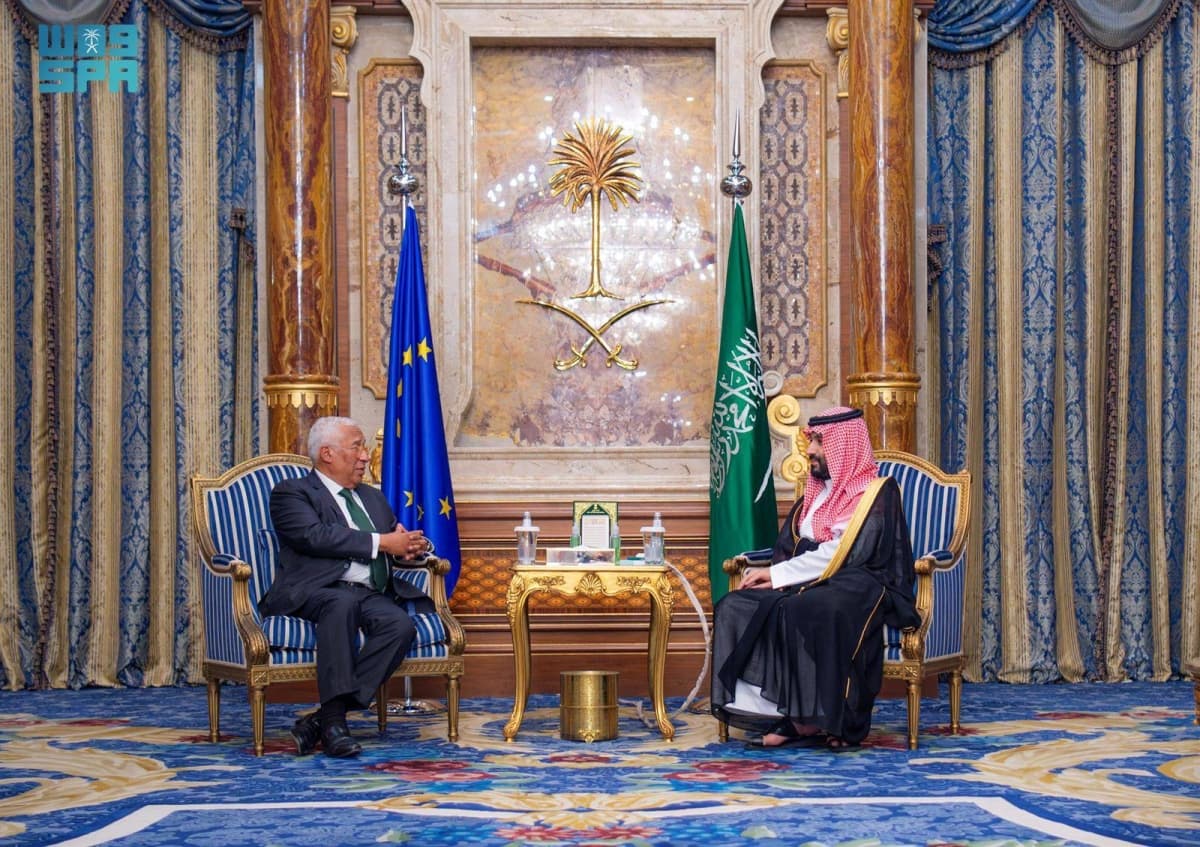 Saudi Crown Prince Mohammed bin Salman and European Council President António Costa Discuss Strategic Partnership in Jeddah