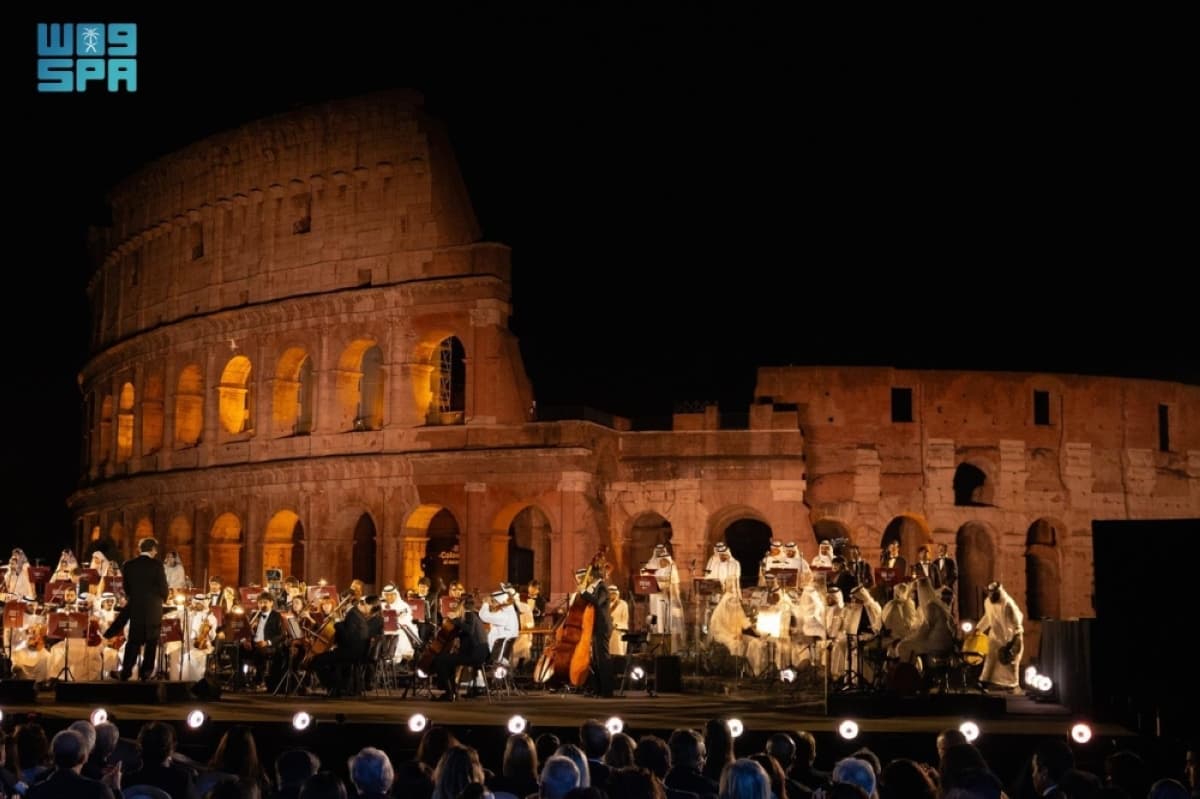 Saudi Orchestra concert in Rome featuring Andrea Bocelli