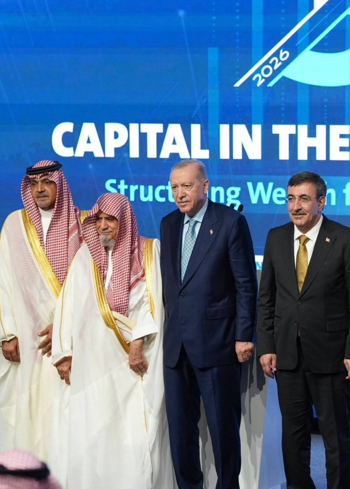 Abdullah Saleh Kamel speaking at the Global Islamic Economy Summit in Istanbul.