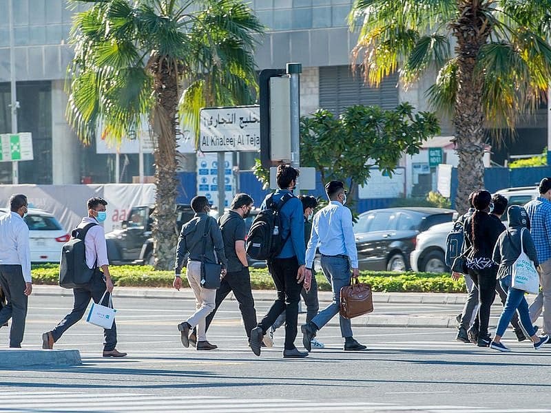 Dubai government employees participating in flexible summer work initiative