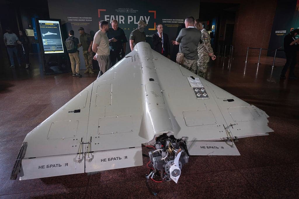 US military engagement in the Strait of Hormuz with Iranian drones
