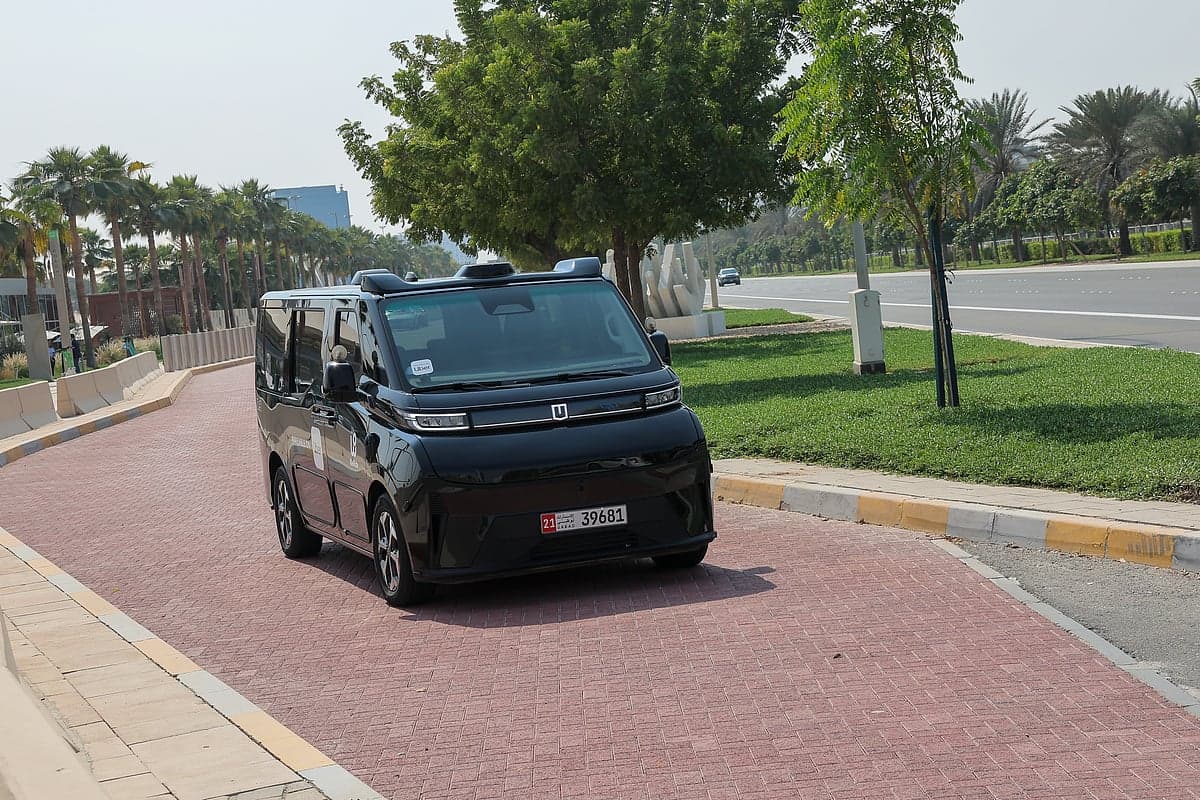 Control room for monitoring autonomous vehicles in Abu Dhabi