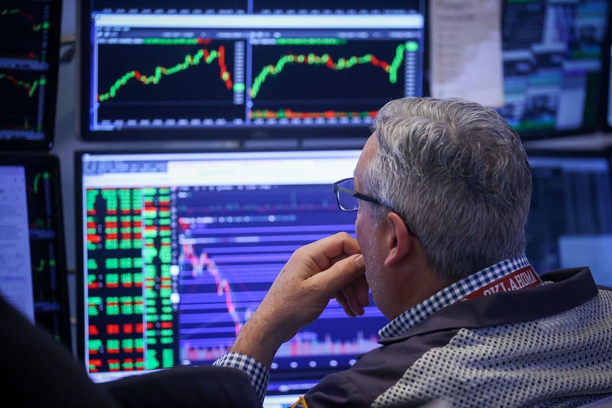 A graphic showing fluctuating oil prices and Nvidia's stock performance amidst US sanctions on Iran.