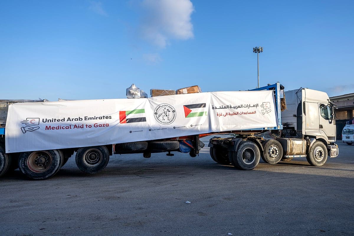 UAE Sends 53 Metric Tons of Medical Aid to Gaza Amid Humanitarian Crisis