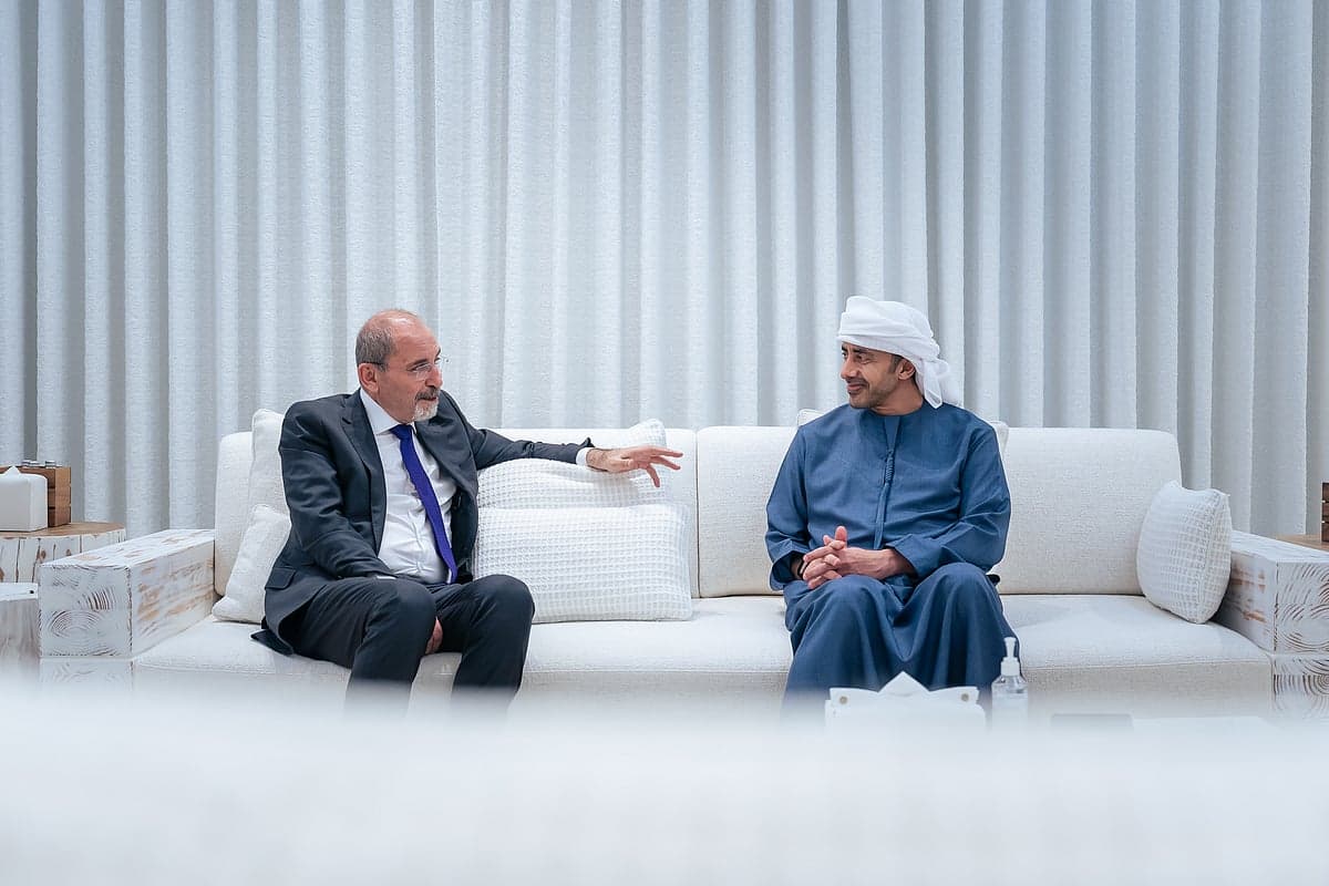 UAE and Jordan Foreign Ministers Condemn Iranian Missile Attacks and Strengthen Ties
