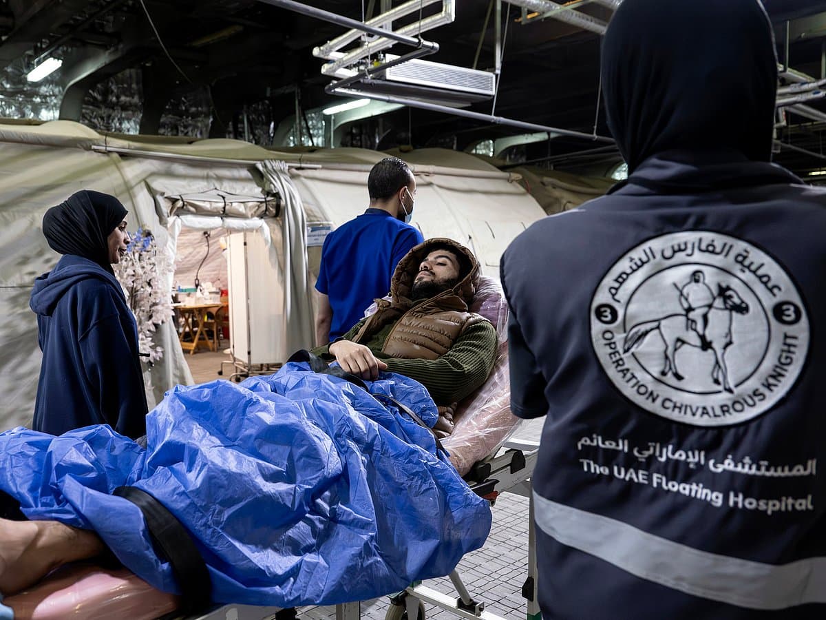 UAE Floating Hospital in Al Arish Treats Additional Patients from Gaza