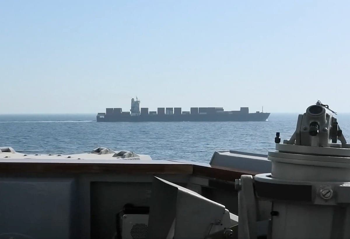 US Navy Seizes Iranian Cargo Ship MV Touska in Arabian Sea Blockade Enforcement