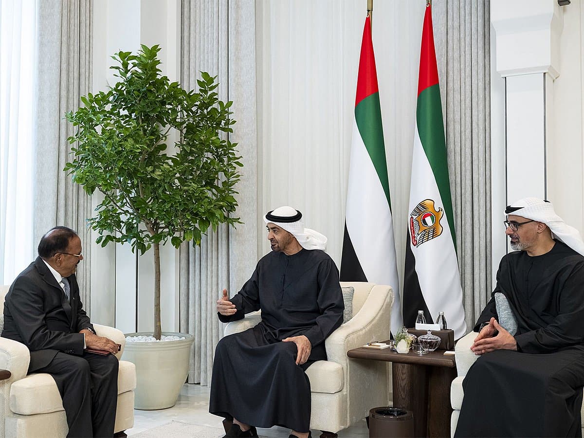 UAE President meets Indian National Security Adviser to discuss regional security