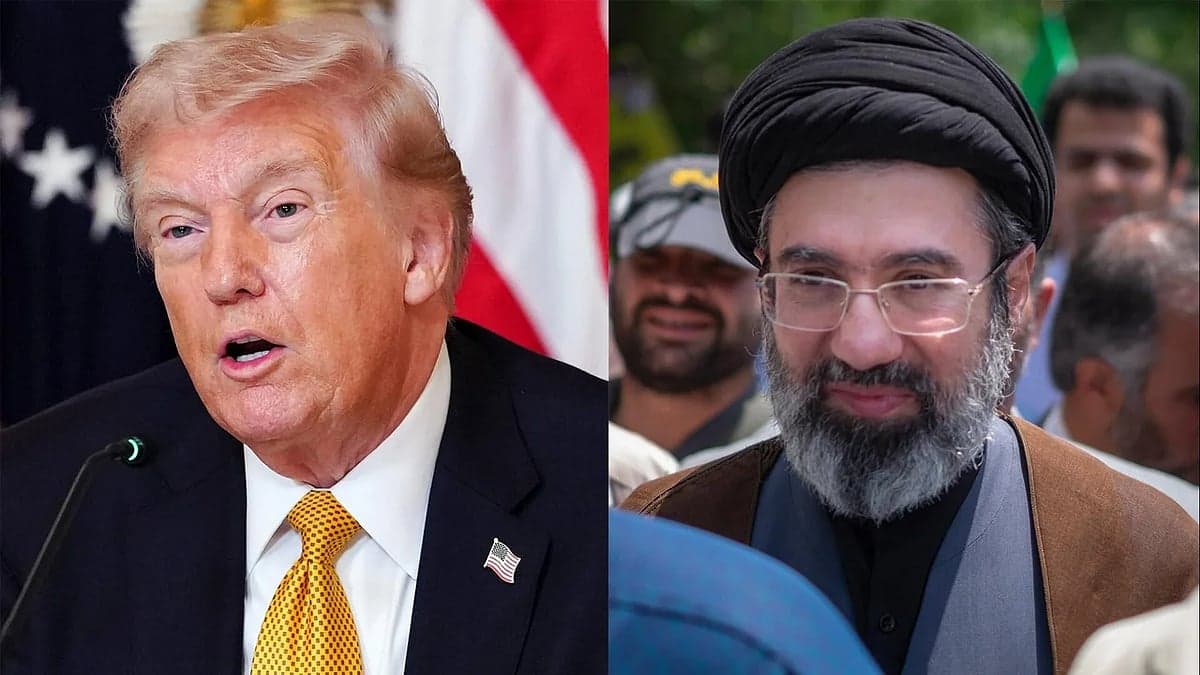 US and Iran flags symbolizing paused military actions and potential diplomacy