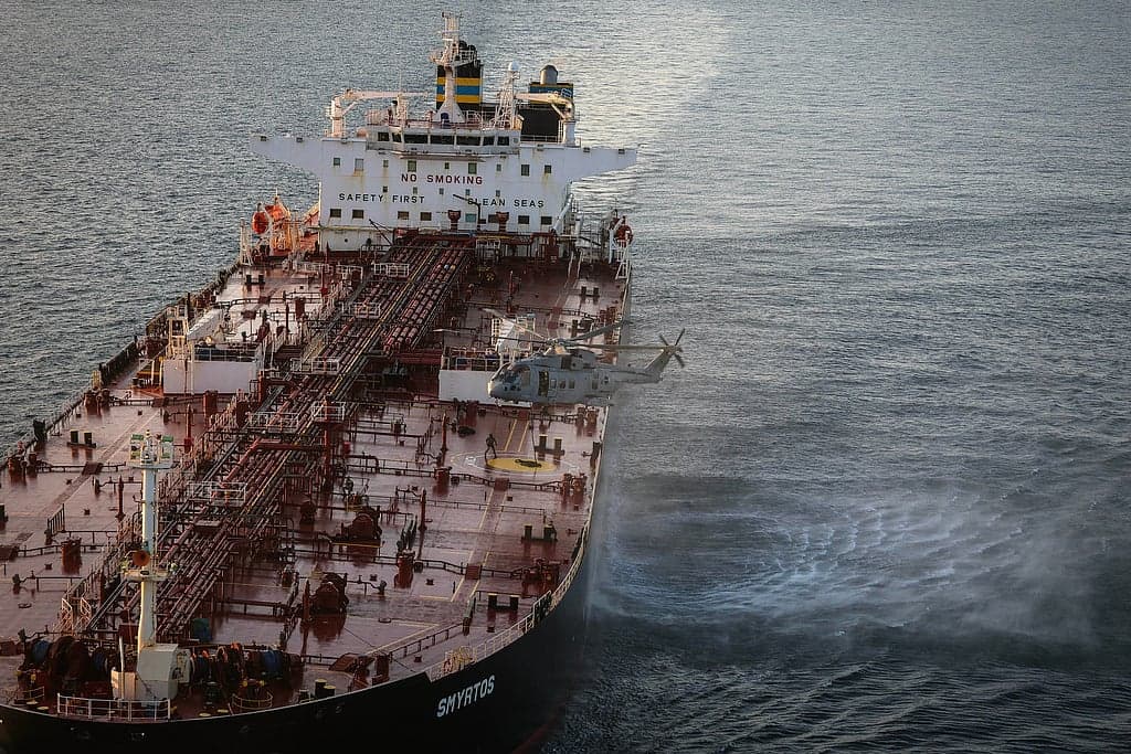 Captain of Russian tanker charged with sanctions violation in the UK