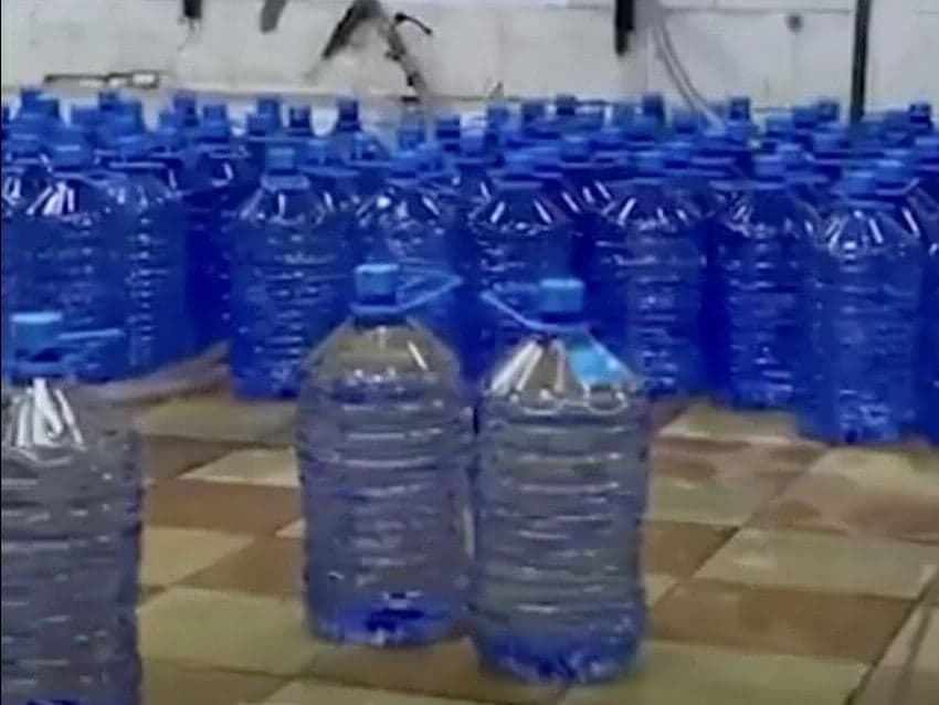 Closure of illegal water bottling plants in Jeddah, Saudi Arabia