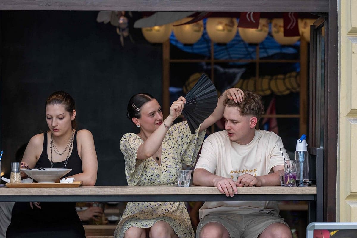 A graphic showing the impact of the heatwave on public health in Europe.