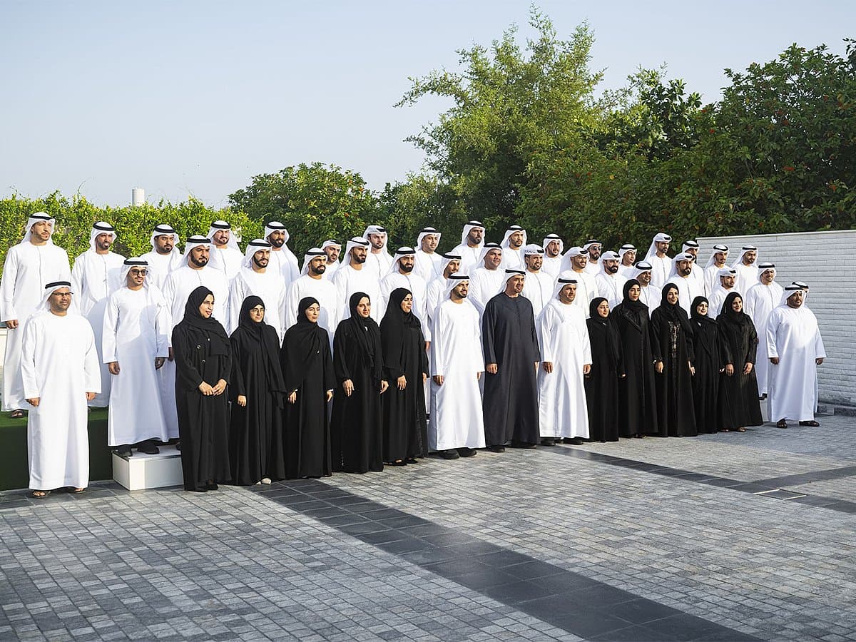 Sheikh Mohamed bin Zayed Al Nahyan meeting with Pilgrims Affairs Office delegation.
