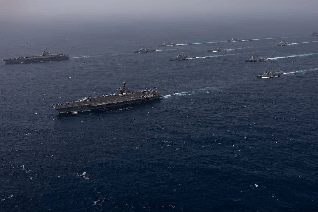 President Trump announces policy shift on Strait of Hormuz toll.