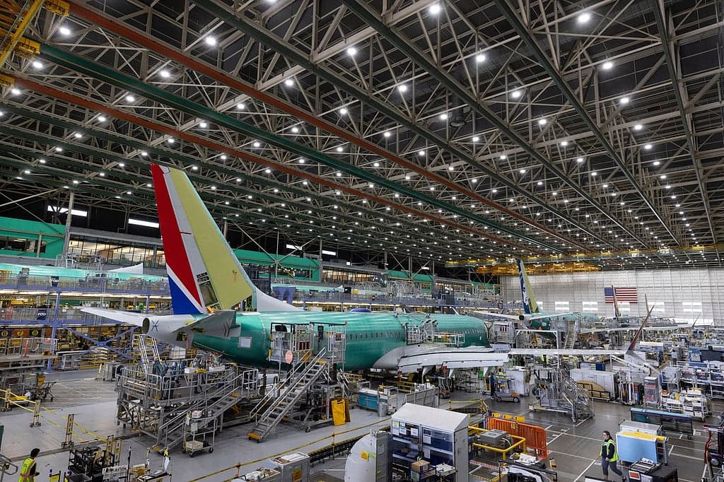 FAA inspection of Boeing 737 MAX aircraft for safety compliance