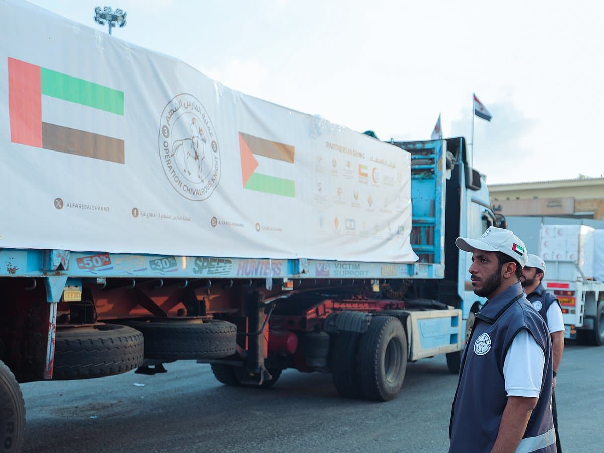 UAE Delivers 938 Tonnes of Humanitarian Aid to Gaza Amid Ongoing Crisis