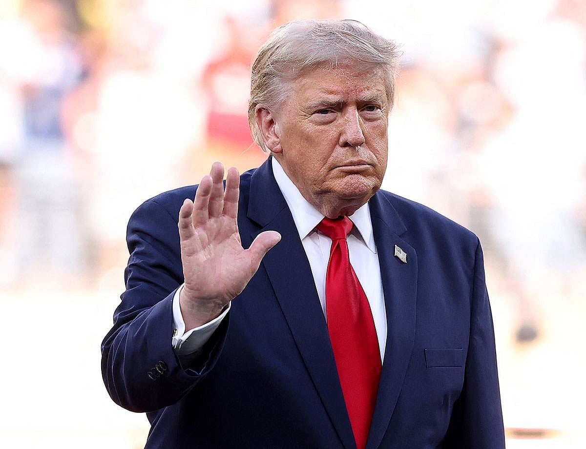 President Trump announcing new negotiations with Iran on nuclear issues.