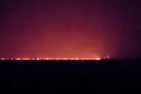Iranian missile attack on oil tanker in the Strait of Hormuz