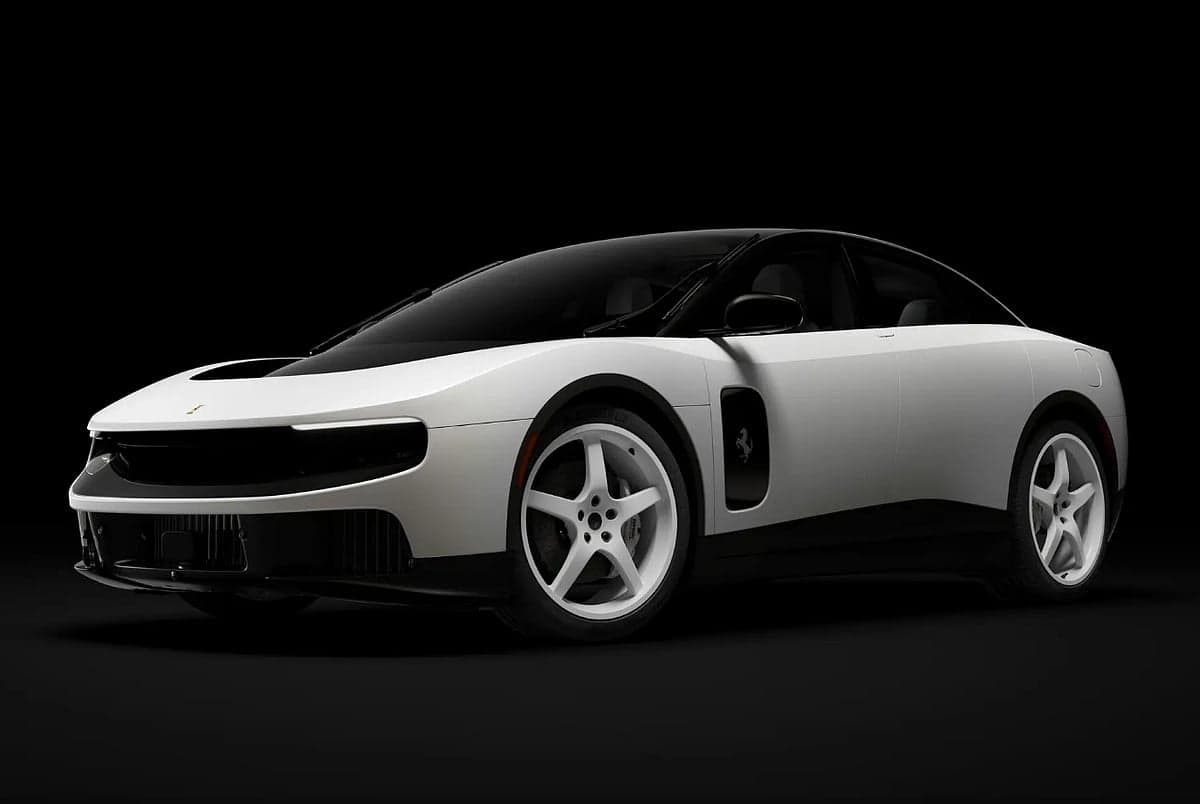 Ferrari Luce electric car showcased at auction event