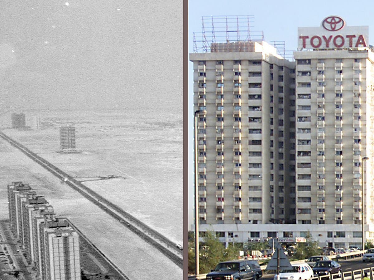The Nasser Rashid Lootah Building on Sheikh Zayed Road, a landmark set for demolition in 2027.