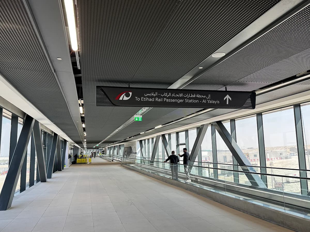 Dubai Etihad Rail-Metro pedestrian bridge opens enhancing public transport connectivity