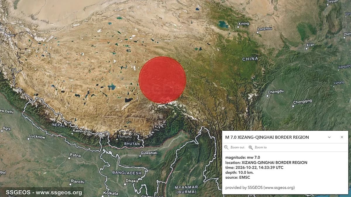 Magnitude 7.0 Earthquake in Tibet Results in 16 Fatalities and Extensive Damage