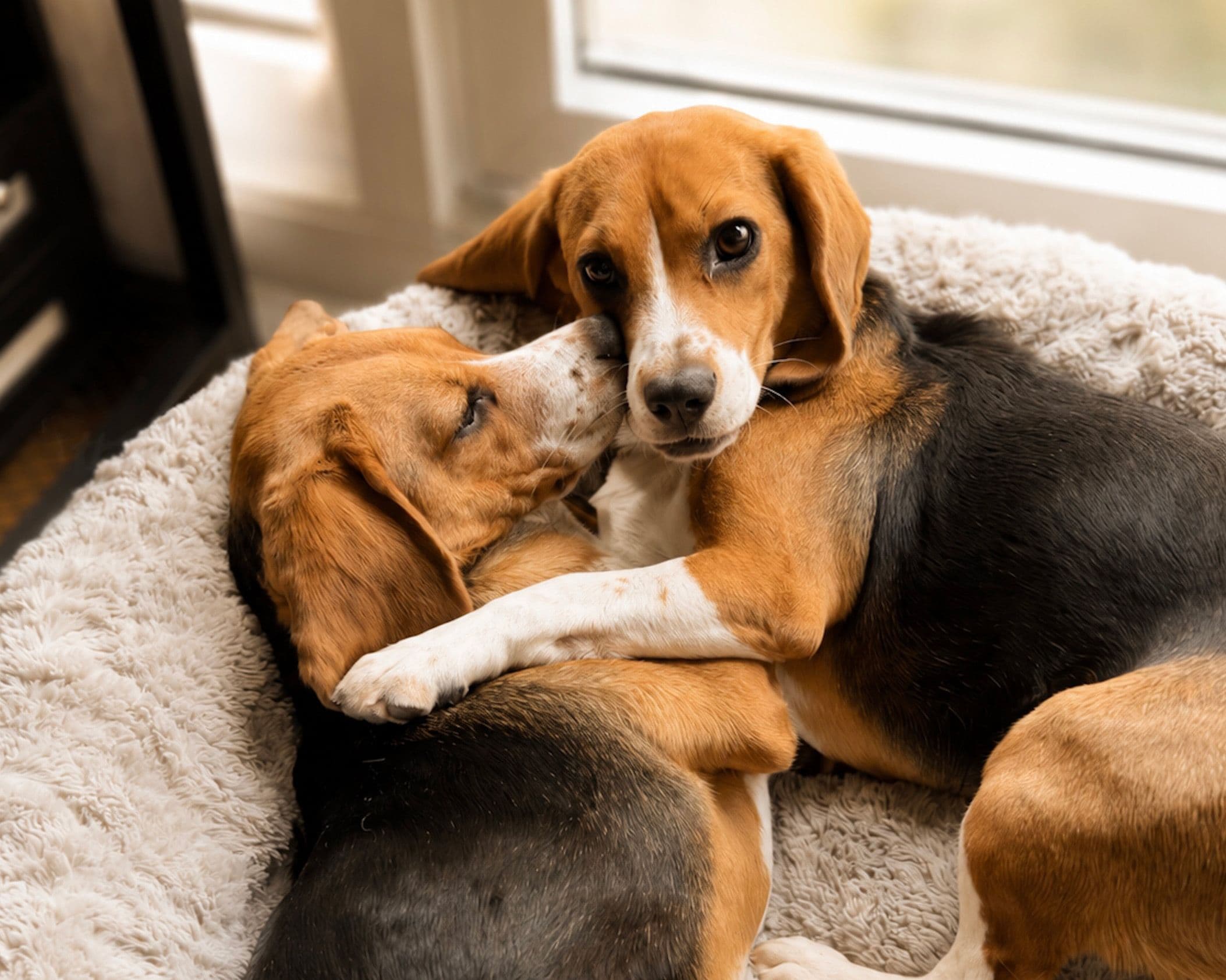 Hypoallergenic beagles created through gene editing techniques.
