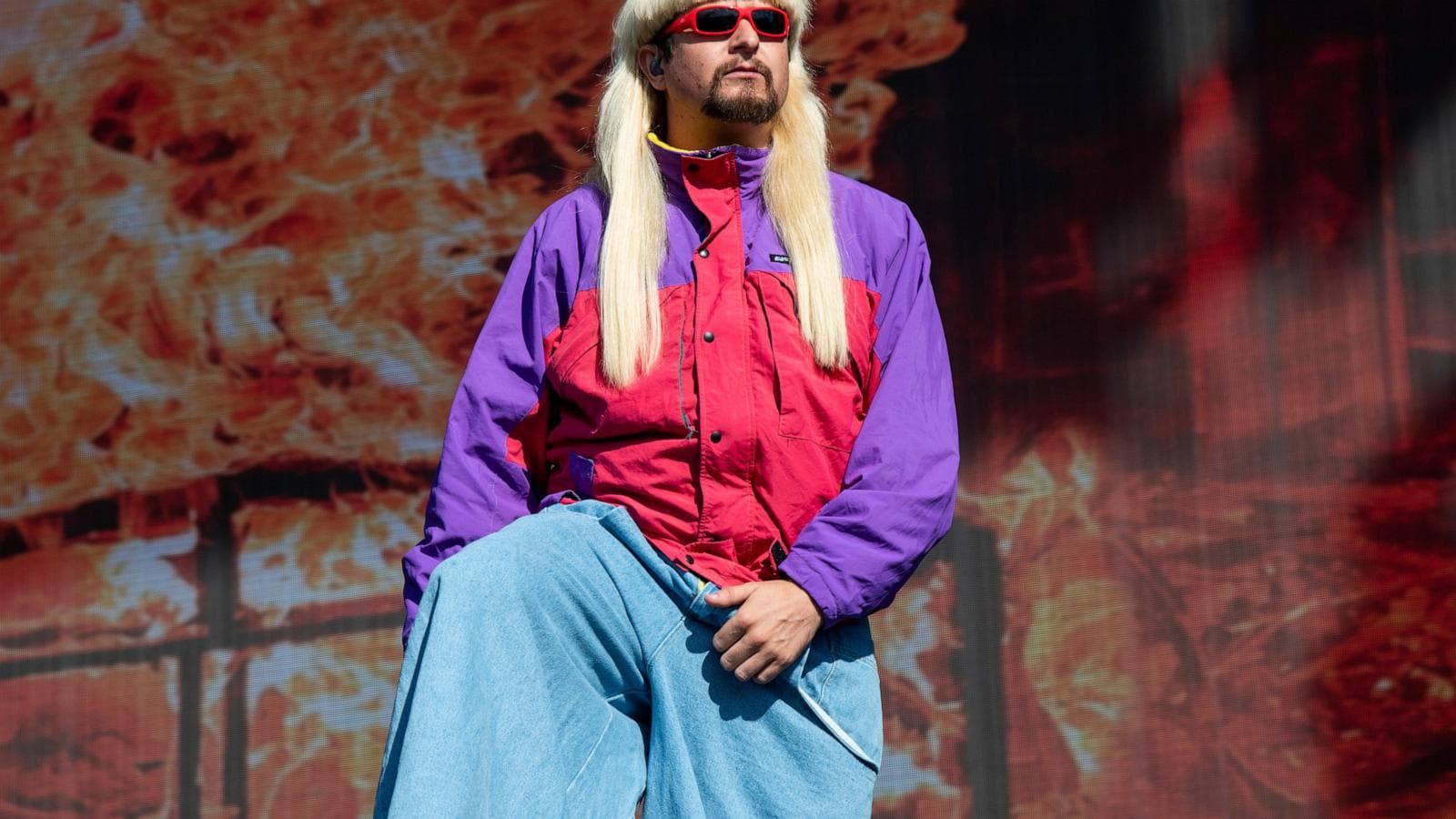 Oliver Tree performing on stage before his tragic death in Brazil.
