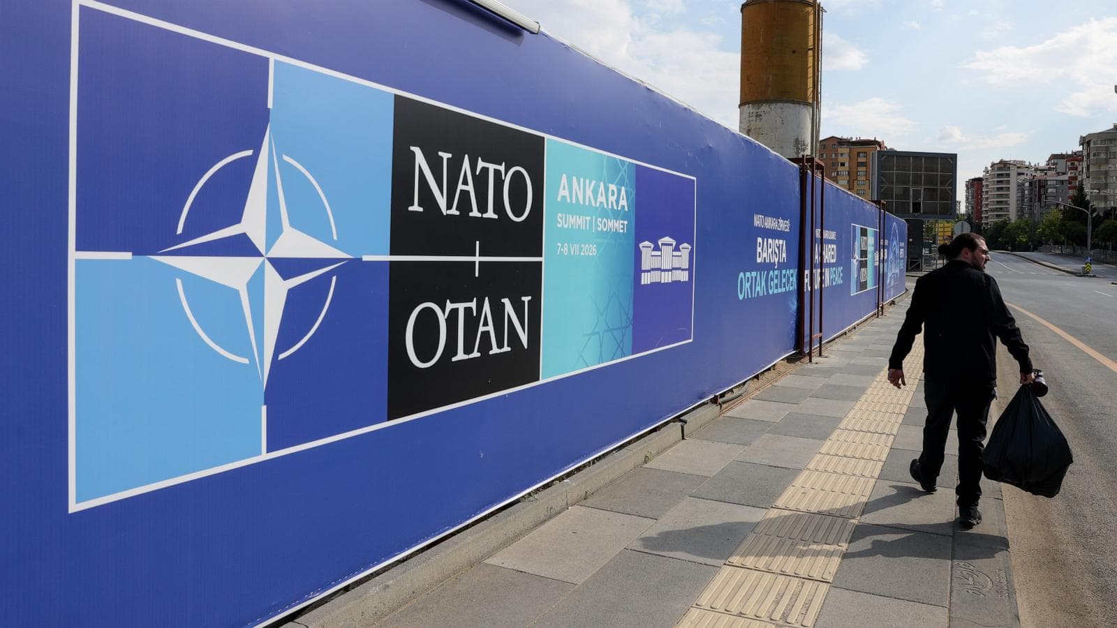 President Trump meeting with Zelenskyy and al-Sharaa at NATO summit