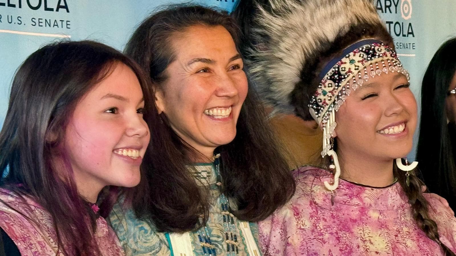 Alaska Senate candidates Dan Sullivan and Mary Peltola address Alaska Native voters at an Anchorage conference.