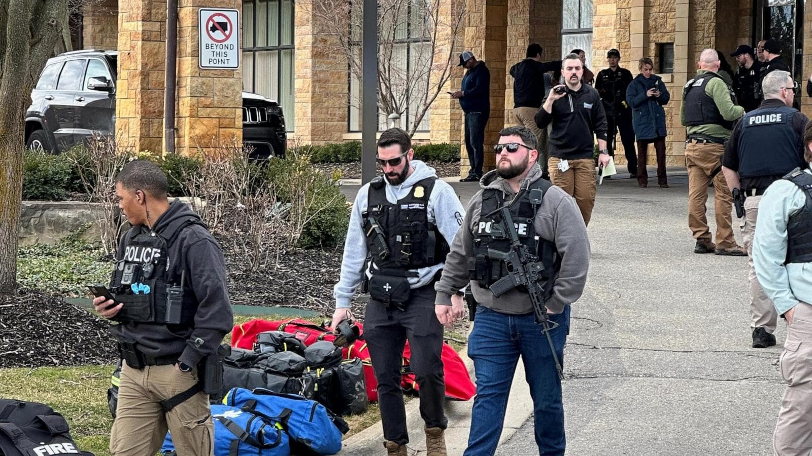 Vehicle-ramming attack targets Temple Israel in Michigan