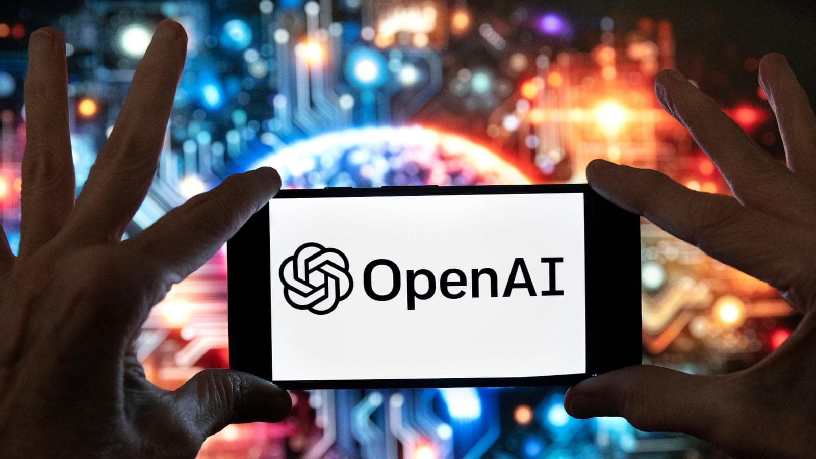 Infographic showing OpenAI's AI model interactions with U.S. government websites and the review process.