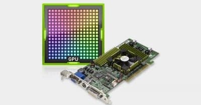 Nvidia logo with AI chip graphics illustrating market impact